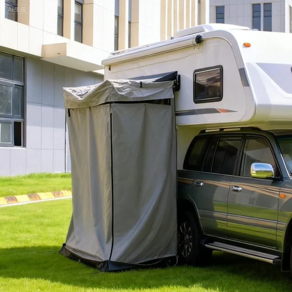 Waterproof with Tent Roof, Car Side Shower Tent, Outdoor Bathtub, Toilet Tent, Shower Tent, Camping Vehicle