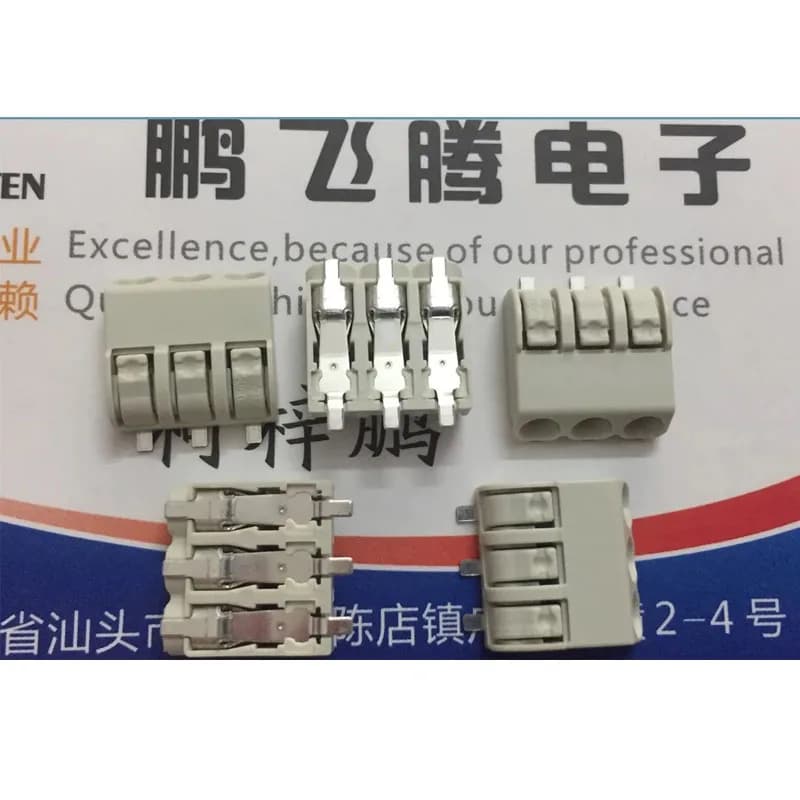 2pcs/lots imported from Germany 3 holes 2060-403 SMD terminals LED strip light connector strip connector switch