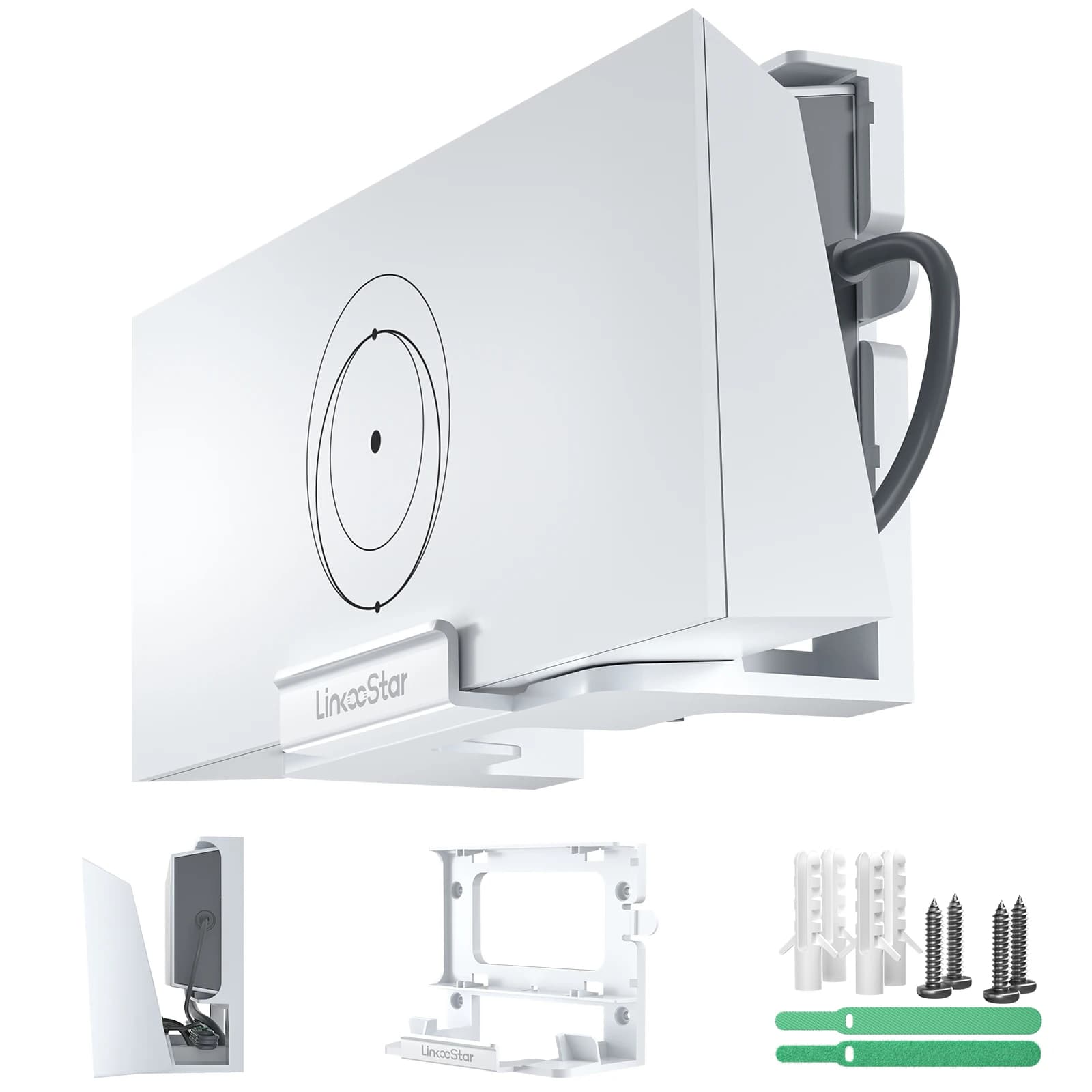 Wall Mounting Bracket Wall&Roof Installation Metal Kit Router Mounting Kit for StarLink Gen3 V4 Router Power Wireless Wifi Rack