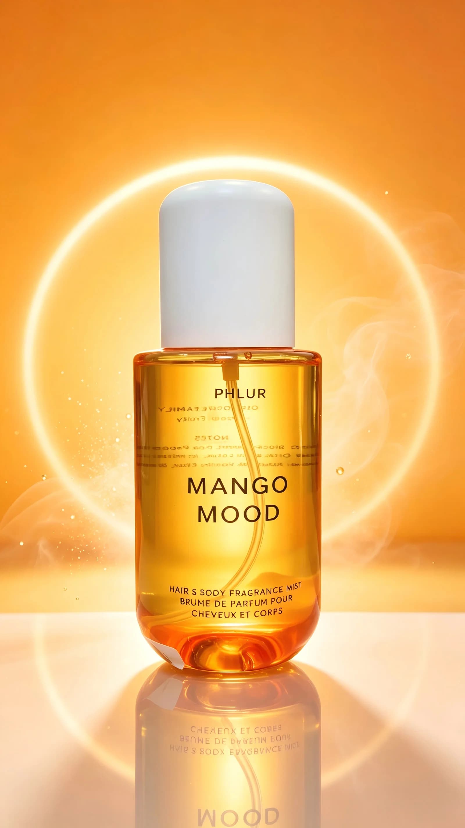 Phlur Mango Mood 50ML Eau de Parfum, Orange Tropical Fruity Perfume, Long Lasting Unisex Fragrance for Daily Use