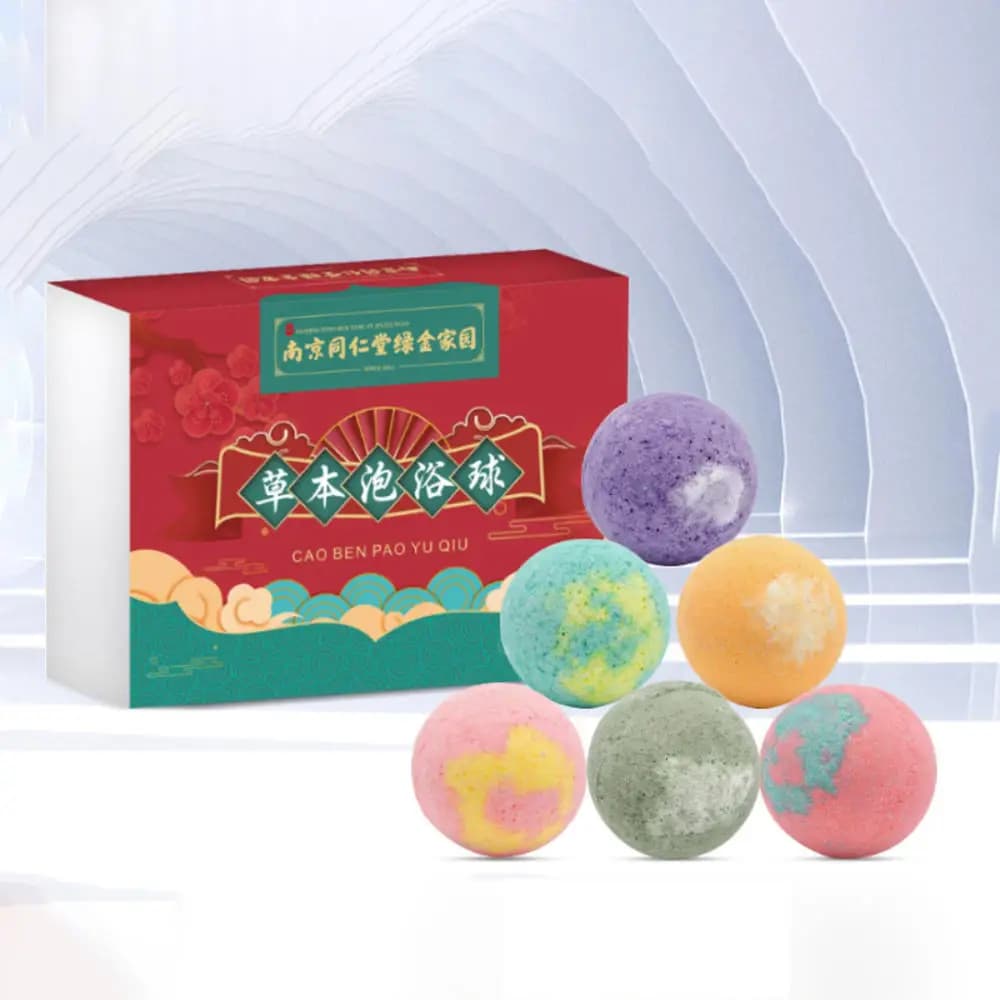 12pcs Organic Bath Balls Gift Natural Mini Handmade Bathing Foot Spa Rich Essential Oils For Moisturizing Dry Skin Relaxing