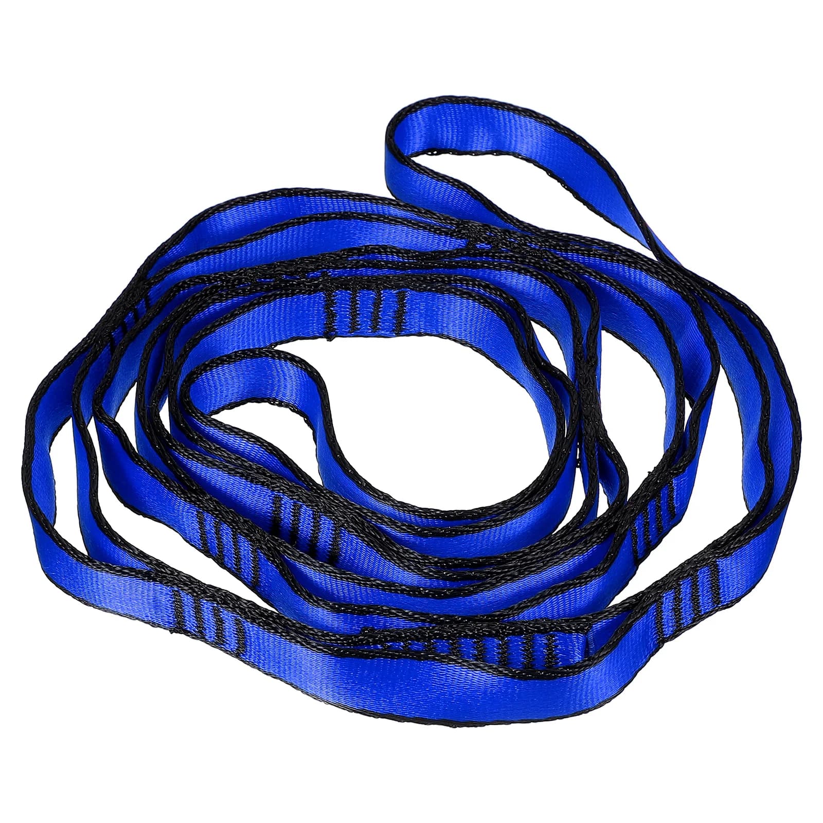 1.1-1.8M Daisy Chains Yoga Hammock Extension Strap with 9 Loops Adjustable Climbing Sling Fitness Pilates Exercise Extend Strap