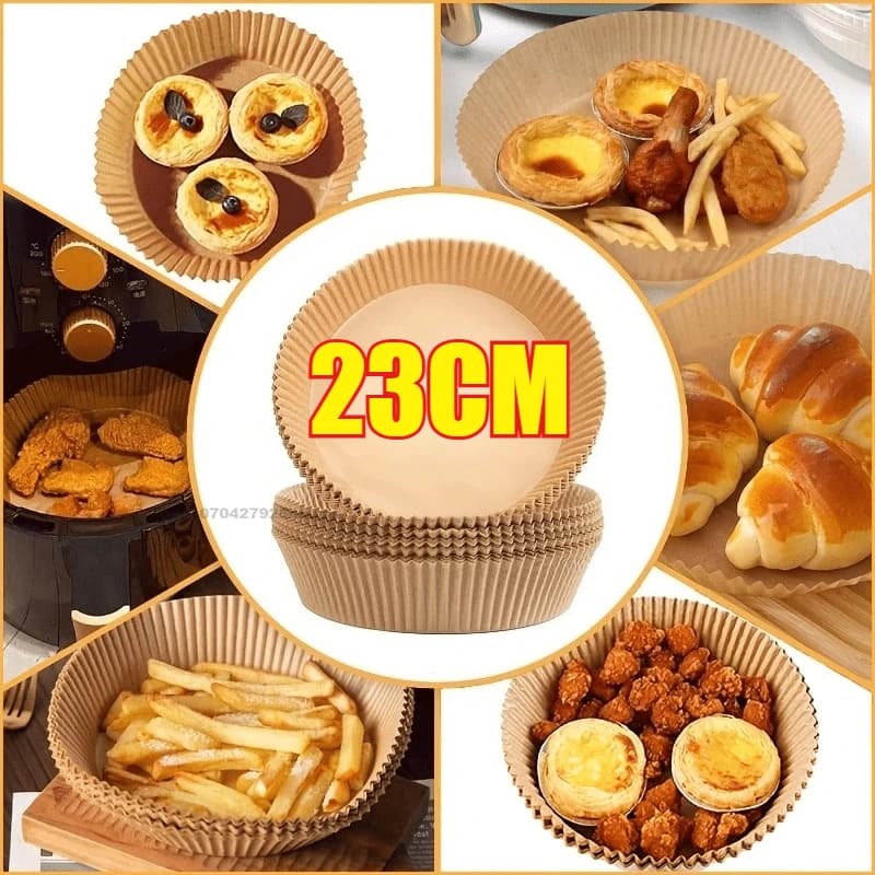Airfryer Cooking Paper Aerogrill Parchment Paper Baking Tool Airfryer Accessories Air Fryer Paper Oven Liner Disposable Dishes