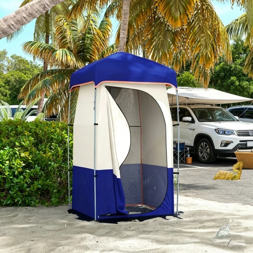 Camping Shower Tent Pop Up Privacy Changing Room 2026 New Waterproof Portable Quick Setup Outdoor Toilet Shelter for Beach Hiking Camping Outdoor Use