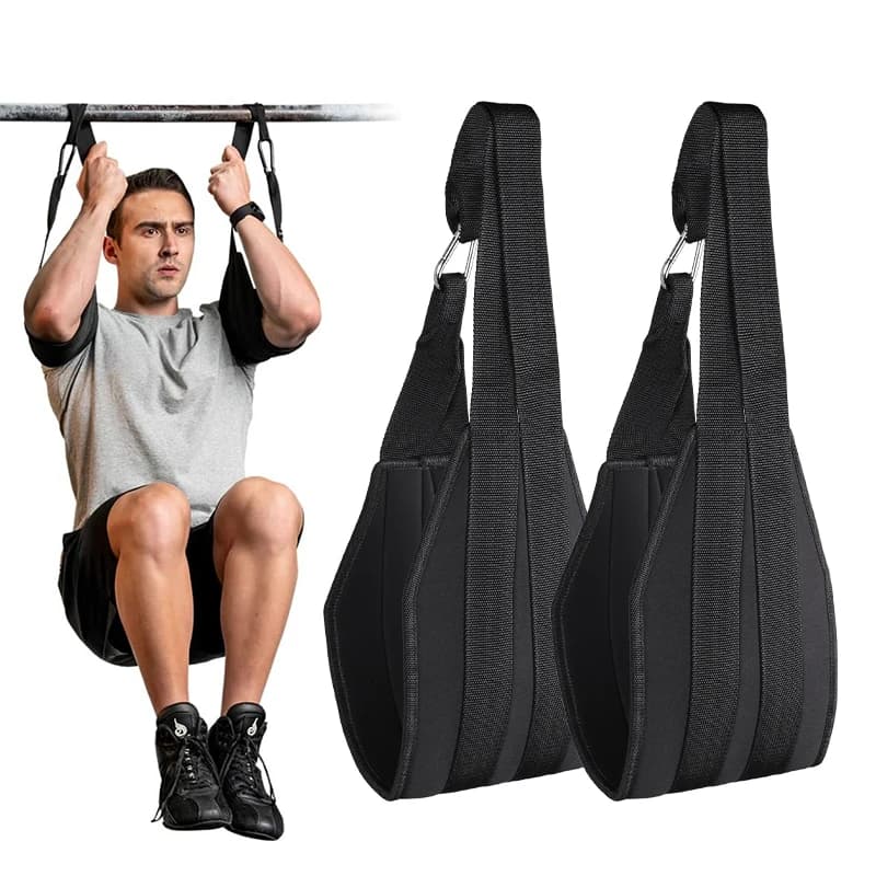 1PC Pull-up arm-hanging with abdominal hanging training strap, single bar support, assisted ab contraction hanging strap pull-up