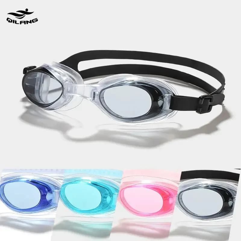 Silicone Goggle Women HD Men's Waterproof and Anti-fog Diving Equipment Small Frame Adult Swimming Glasses for Childre
