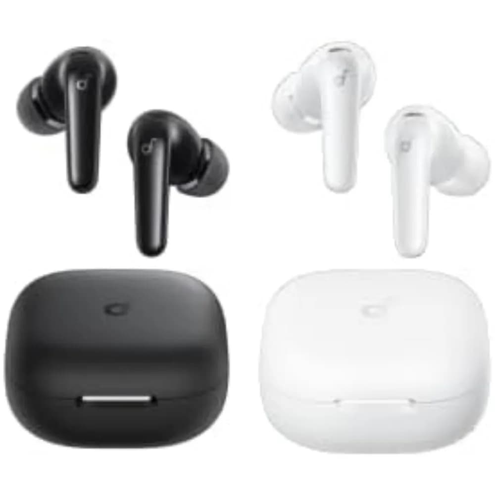 Adaptive Noise Cancelling, Hi-Res Sound, 50H Playtime, Wireless Earbuds, Bluetooth, Spatial Audio, Fast Charging, IP55