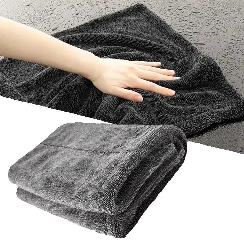 SEAMETAL 1200GSM Microfiber Car Wash Towel Thicken Soft Scratch-Free Car Detailing Towel Fast Drying Cloth for Car Cleaning Tool