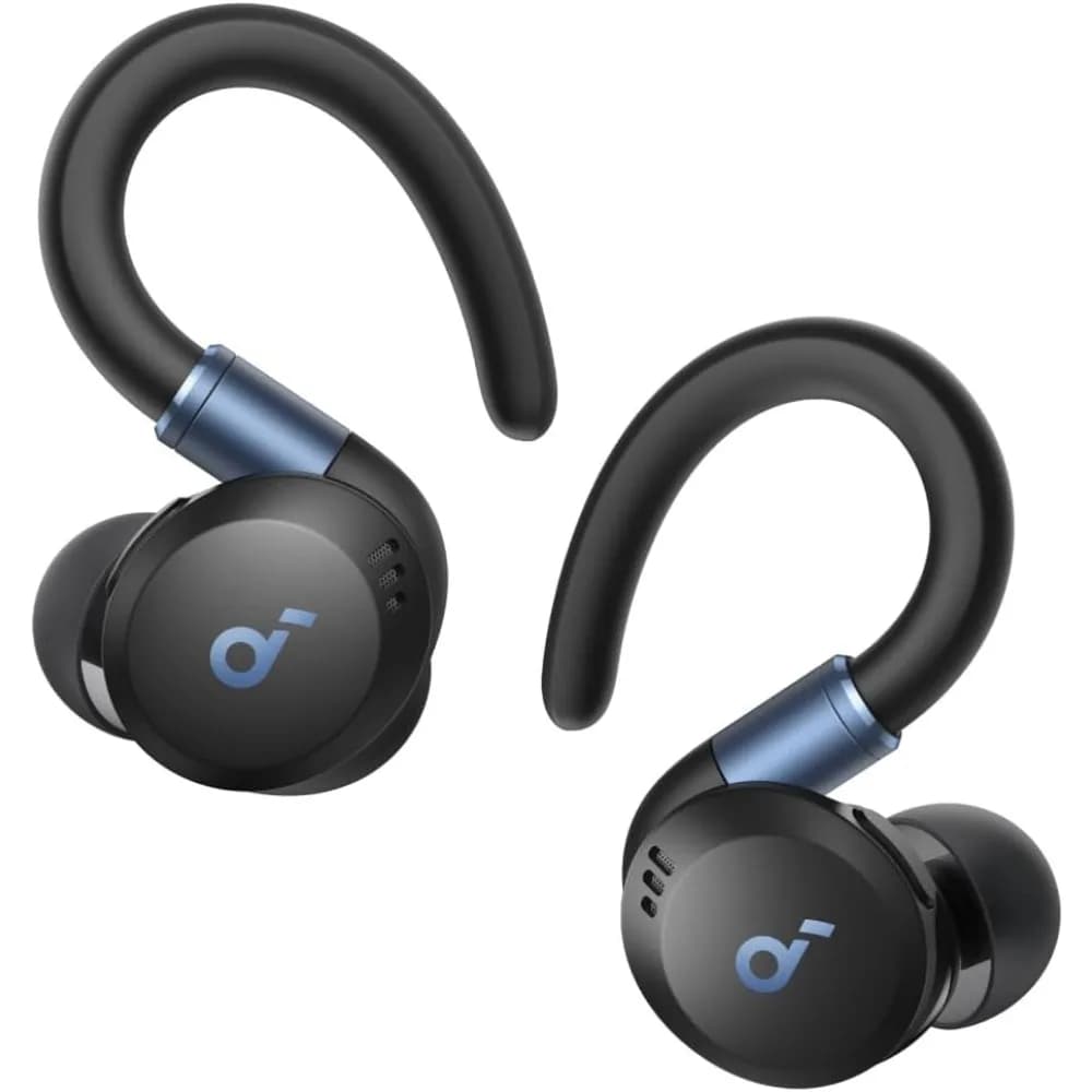 Waterproof Workout Earbuds with Rotatable Ear Hooks, Deep Bass, Sweat & Dust Resistant, Long Playtime
