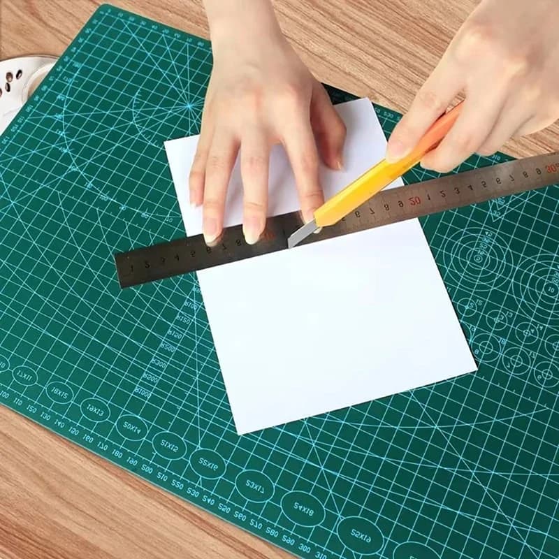 A3 PVC Cutting Mat Single Side Patchwork Cut Pad for Workbench Patchwork Sewing Manual DIY Knife Engraving Leather Cutting Board