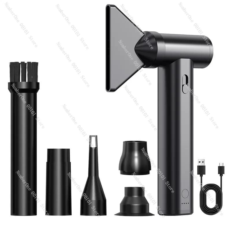 Portable Rechargeable Handheld Turbo Fan Wireless Hair Dryer Powerful High Speed Blower Multifunction Home Travel Styling Tool