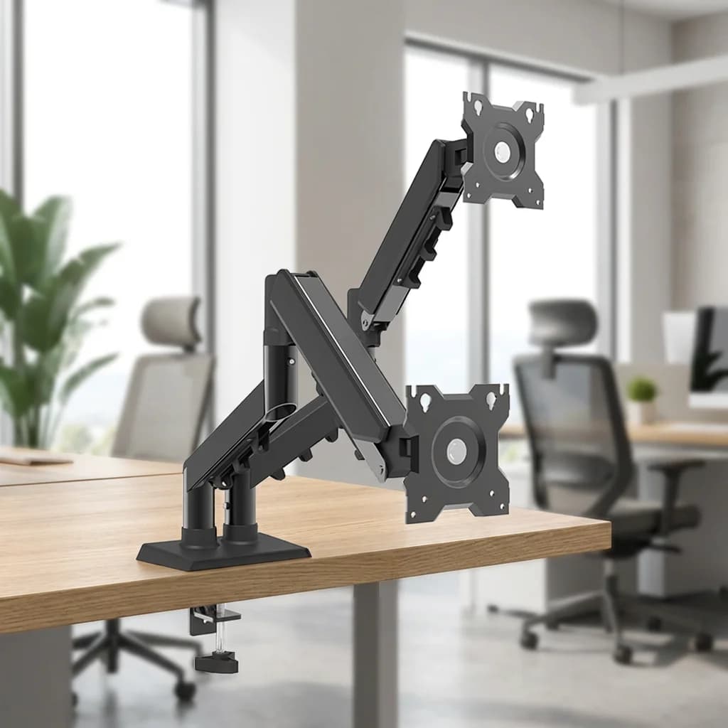 MCR-MSC02 13"-32" 2-9kg Load Cost Effective Dual Monitor Stand Arm Computer Dual Monitor Stand Bracket