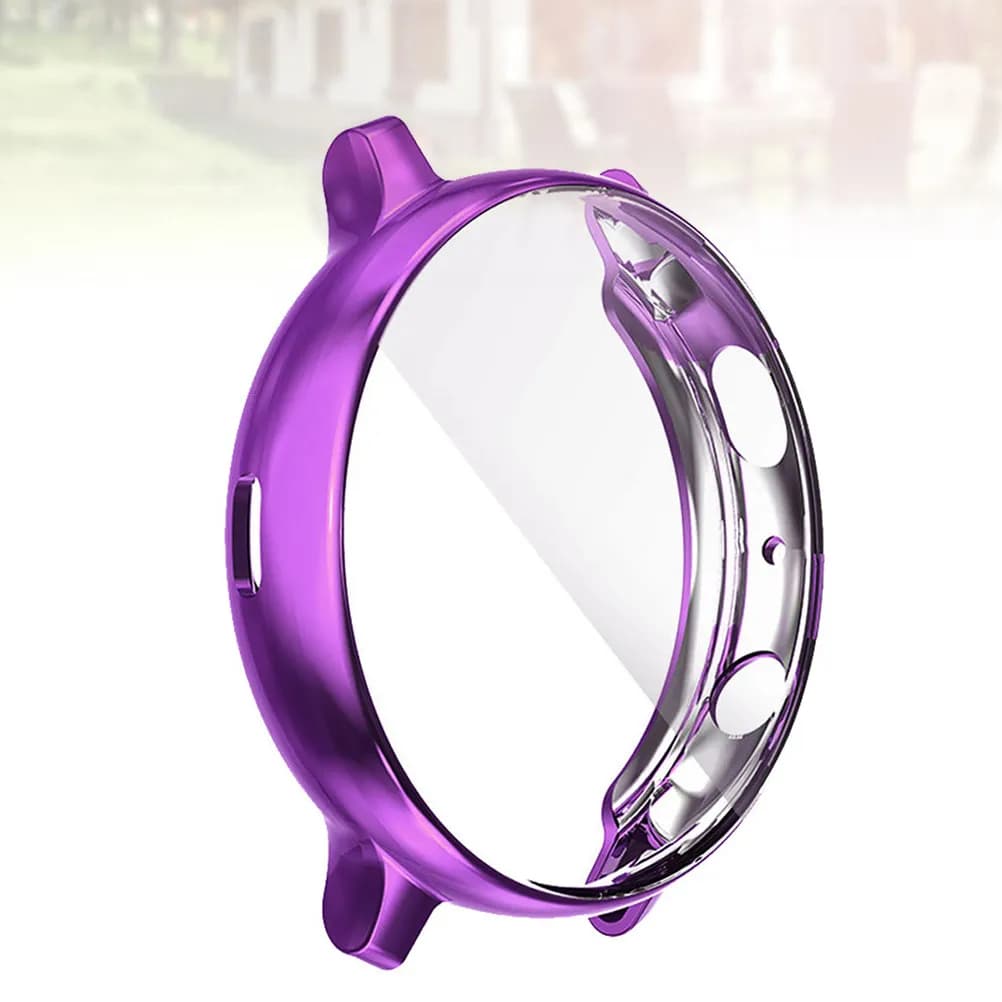 Electroplate Smart Watch Protective Cover for 2 40Mm Purple Sturdy Tpu Case Side Corner Protection