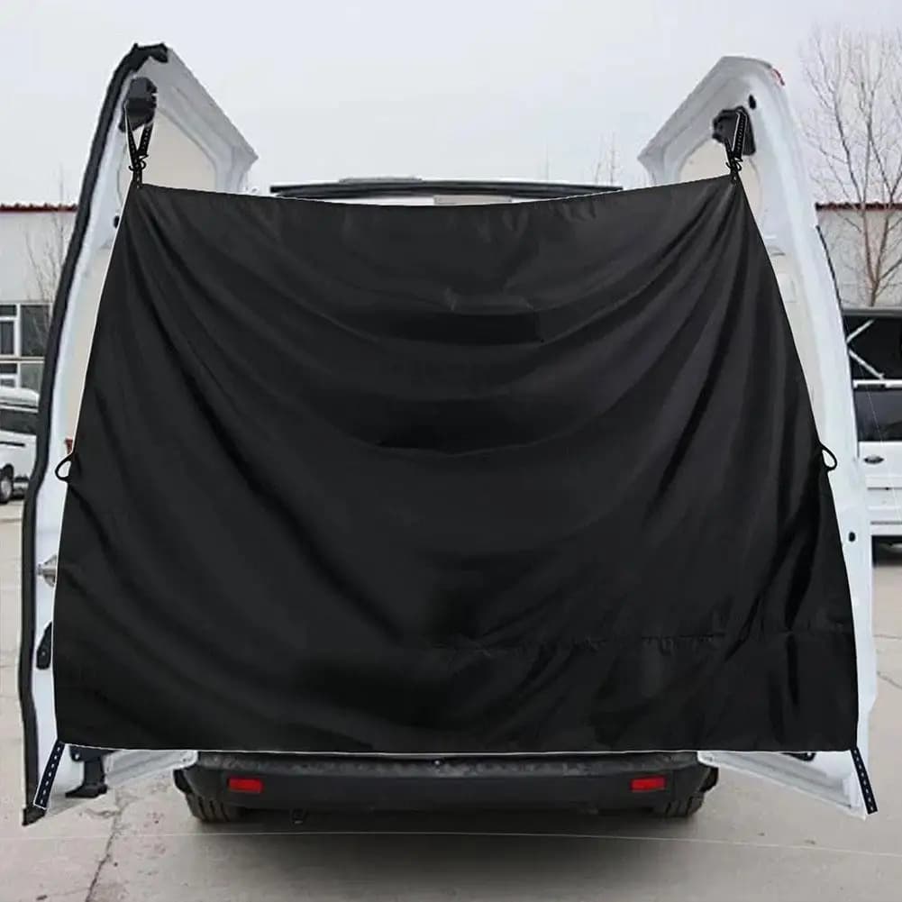 Car Privacy Shades Cover Van Rear Door Curtain Car Divider Curtain Oxford Cloth For RV,SUVs, Trucks, And Business Cars