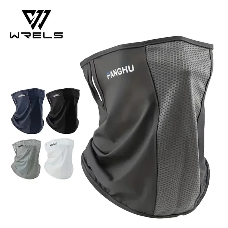 Cycling Masks Headwear Bandana Head Wrap Face Scarf Mask Neck Balaclava Breathable Light Cool Wind  Outdoor Hiking Ice Silk Mask