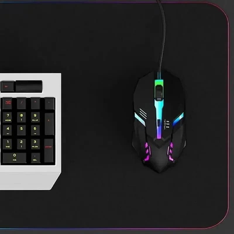 Latest High-quality Ergonomic Gaming Mouse, Suitable for Desktop and Laptop Computers, 4-button USB RGB Backlit Mouse