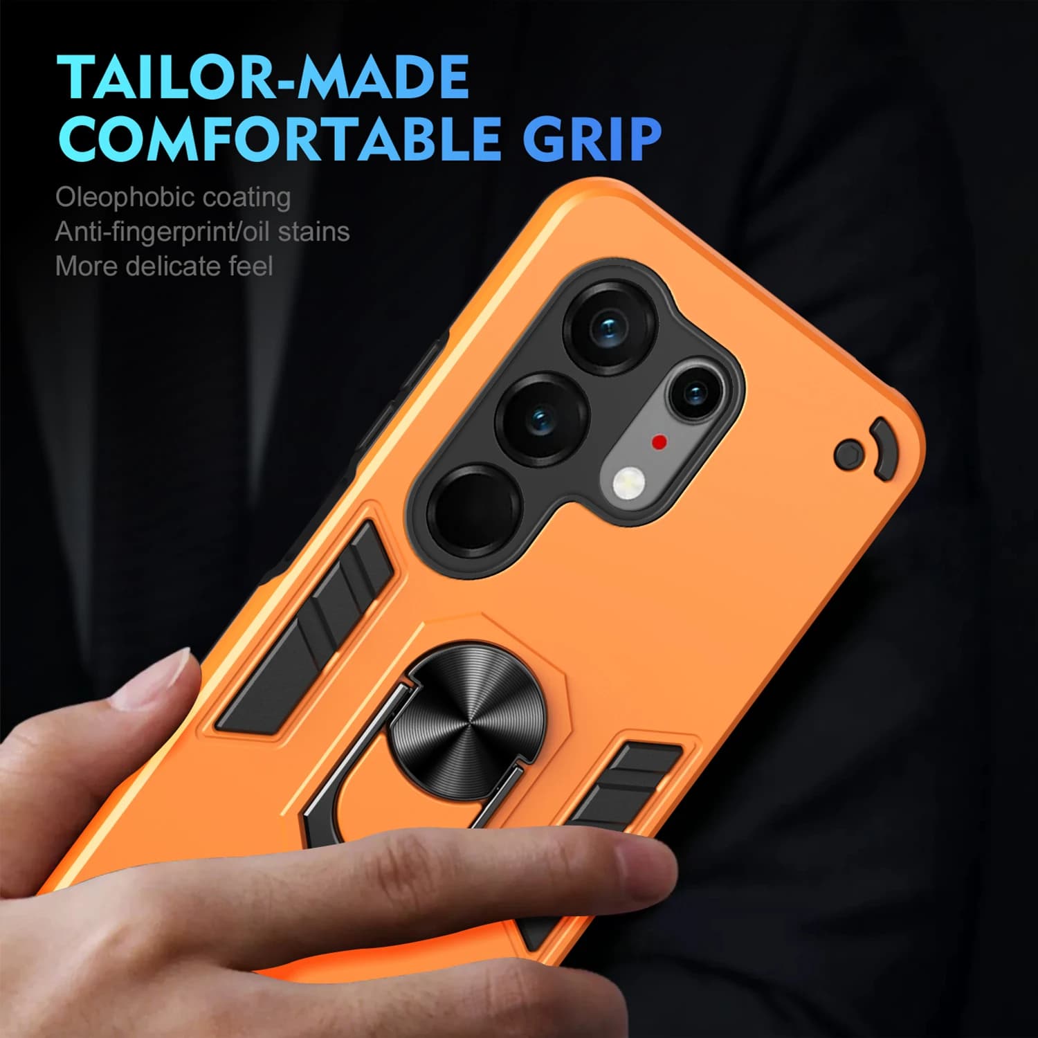 Car Mount Magnetic TPU+PC Hybrid Armor Phone Case For Tecno Camon 50 Pro Ultra Spark 50 Go3 Pova Curve 2 With Bracket Back Cover