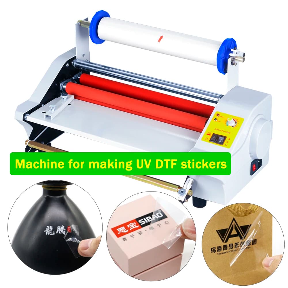Laminating machine suitable for A3 A4 A film, UV DTF transfer sticker AB film lamination and pressing waterproof sticker
