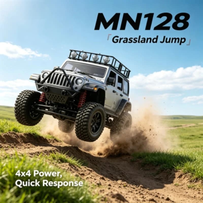 1:12 4WDRC Off-Road Drift Car Full Proportional Remote Control Drag Brake Function Remote Controlled LED Lights Hobby Racing Toy