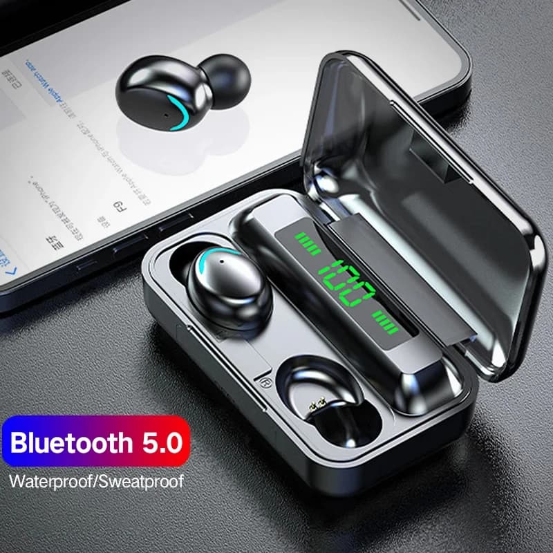 F9 Wireless Headphone TWS Bluetooth 5.0 Headsets Noise Canceling Hifi Earphone With Microphone Sport Handsfree Earbuds For Phone