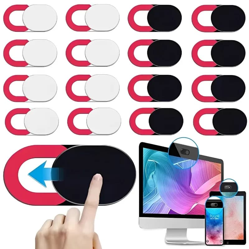 1/5/10PCS Universal Ultra Thin Laptop Camera Cover Slide Privacy Webcam Stickers for iPhone iPad Computer Camera Blocker Slider