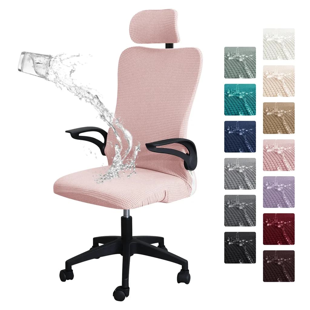 Water Repellent Game Chair Cover with Headrest Cover for Office Internet Cafe Computer Armrest Gaming Chair Covers