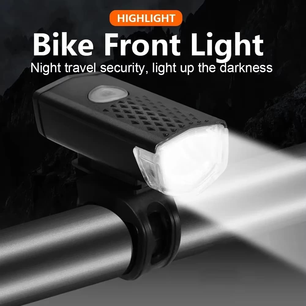 Ourdoor Bicycle Front Light Bright Bike Led Flashlight Bicycle Lantern USB Rechargeable MTB Bike Rear Lamp For Cycling Headlight