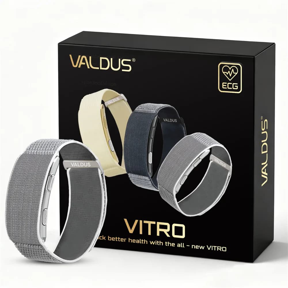 VITRO screenless ECG smart watch real-time heart rate and body temperature monitoring female health monitoring bracelet