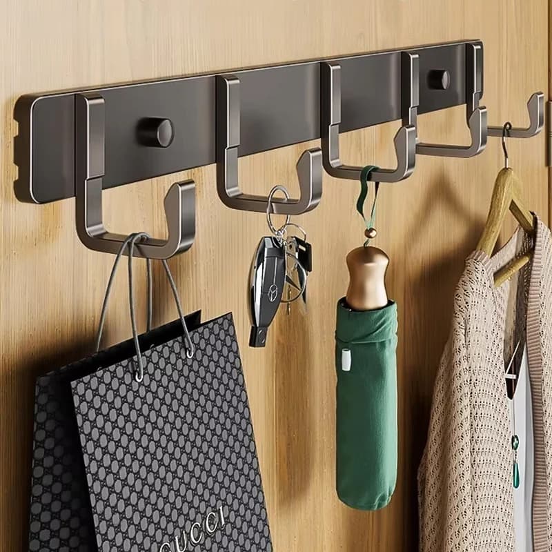 Hooks for Hanging Clothes at the Entrance Door, Hanging Hangers on the Wall, and Strong Hooks for the Wardrobe in Th
