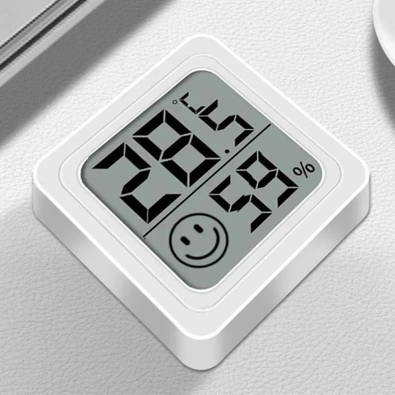 Mini Digital Thermometer Hygrometer LCD Display Indoor Outdoor Temperature Humidity Monitor Gauge Meter for Home Room Office