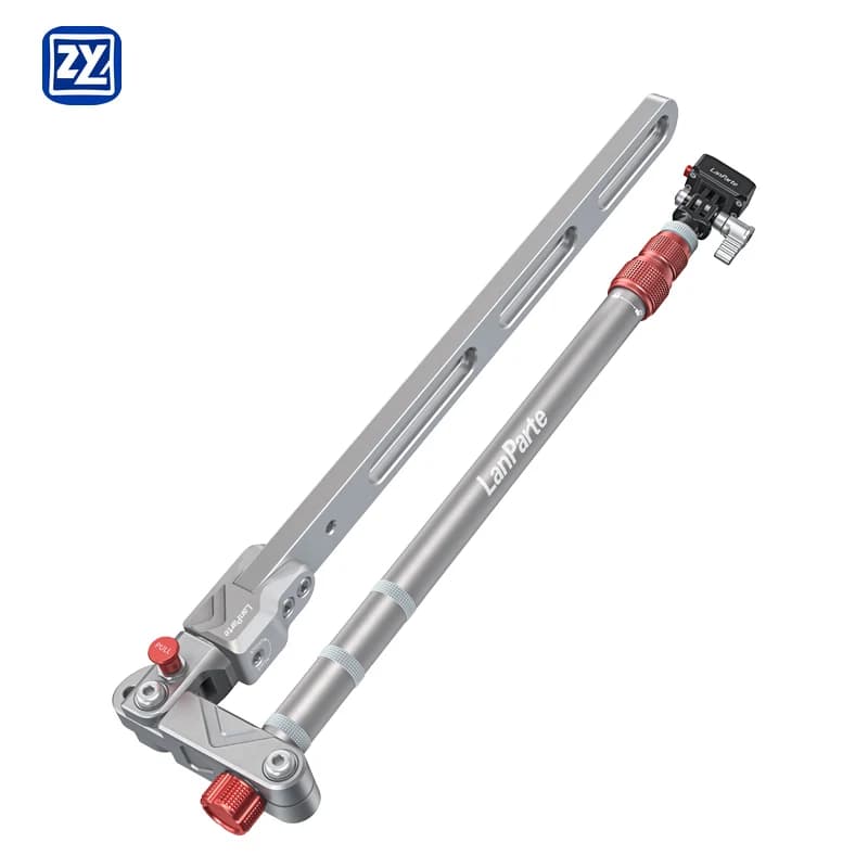 Trending Professional Aluminum Alloy Multi-functional Foldable Flagpole Kit Action Camera Holder Accessories for Motorcycle