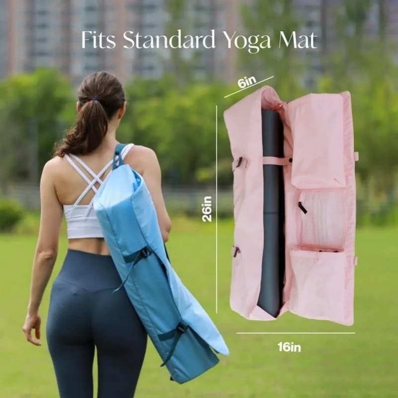 Yoga bag, yoga mat storage back bag, with adjustable casual fitness bag