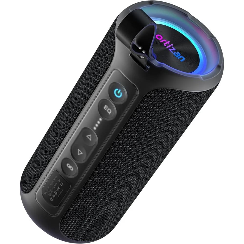 Portable Bluetooth Speaker, 40W Loud Sound, 30 Hours Playtime, Waterproof, TWS Pairing for Outdoor, Shower Use