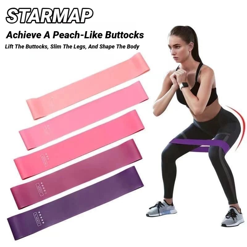 Exercise Resistance Bands, Latex Loop Set. For Strength Training, Home & Travel Different Bands Yoga Band Fitness Training