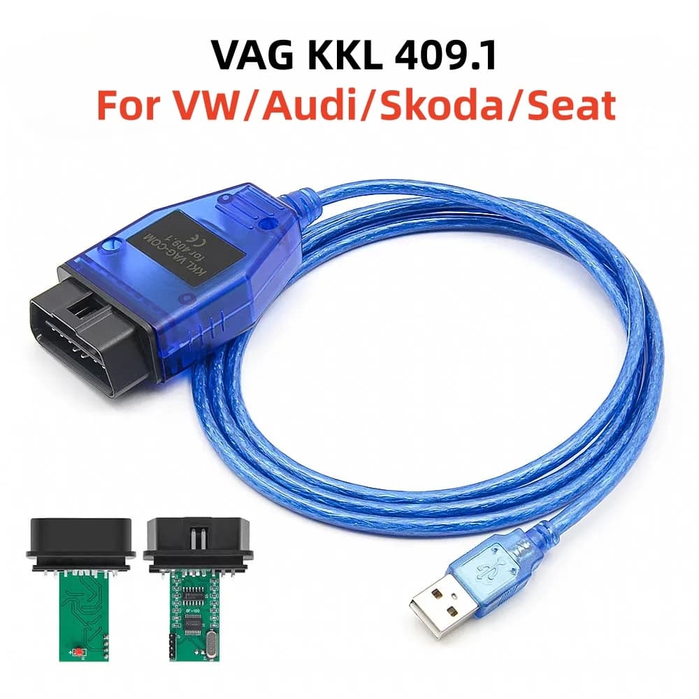 VAG KKL 409.1 FT232RL OBD2 Diagnostic USB Interface Cable for VW/Audi/Seat/Skoda Car Diagnostic Cable Scanner Tool