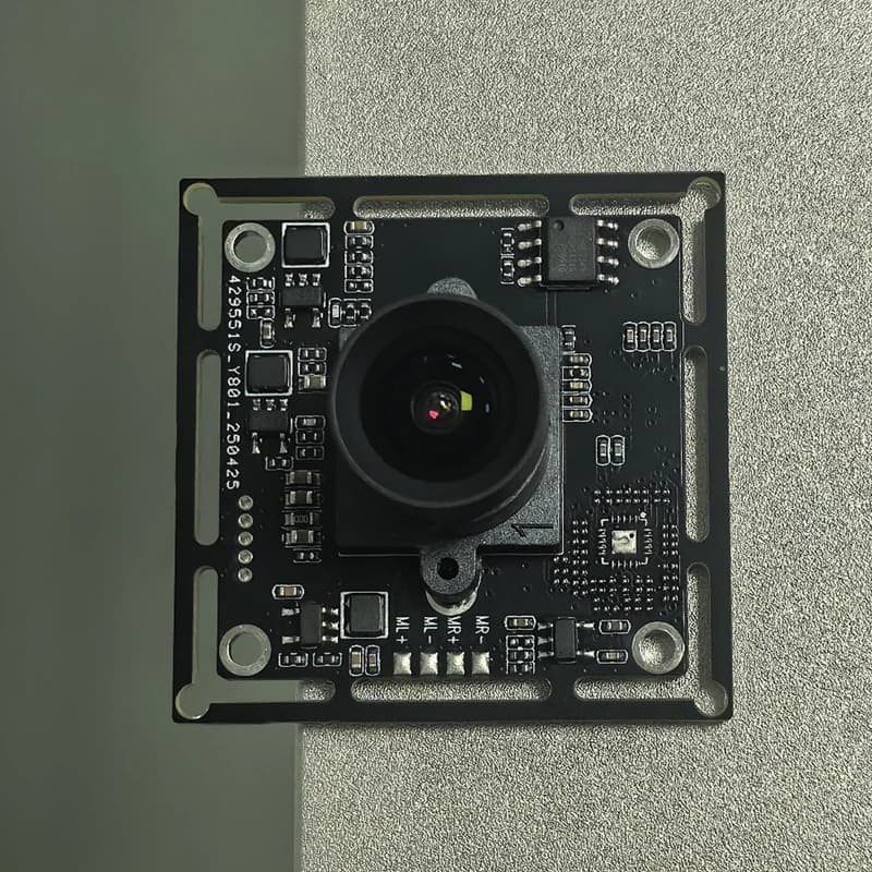 Industrial USB Webcam Module Adaptive Digital Noise Reduction 8MP 4K 95° FOV FF/MF Focus Built-in DMIC UVC Free Driver