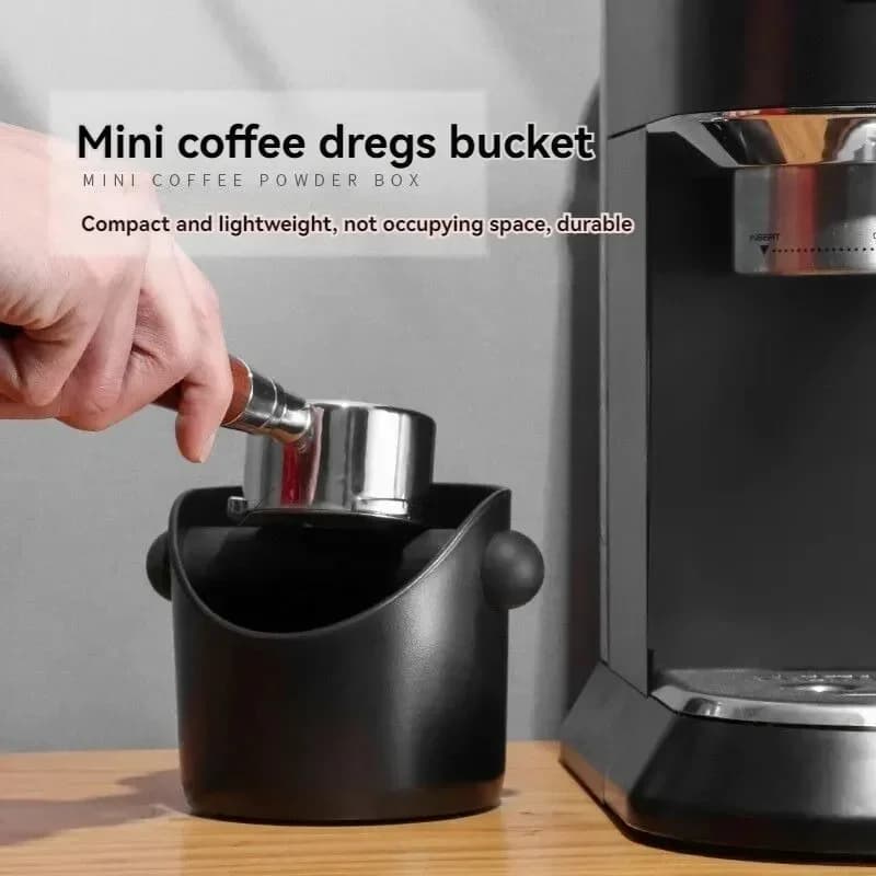 Coffee Grounds Waste Bucket Knock Box For Espresso Machine Handle Coffee Dregs Container Powder Recycling Bin Home Cafe Barista