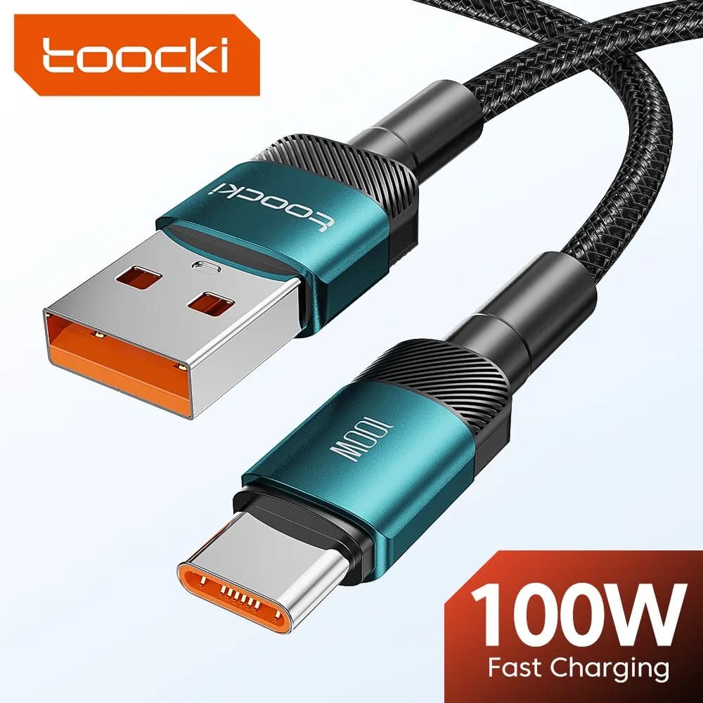 Toocki USB Type C Cable Fast Charging USB C Charger Cord For iPhone 15 14 13 12 11 Huawei P40 P30 Realme Oppo Oneplus Power Bank