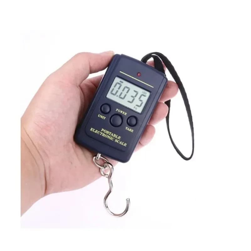 50kg Multifunctional Mini Electronic Digital Portable Hanging Scale Weighs Tool for Fishing Luggage Suitcase Travel Hook Scales