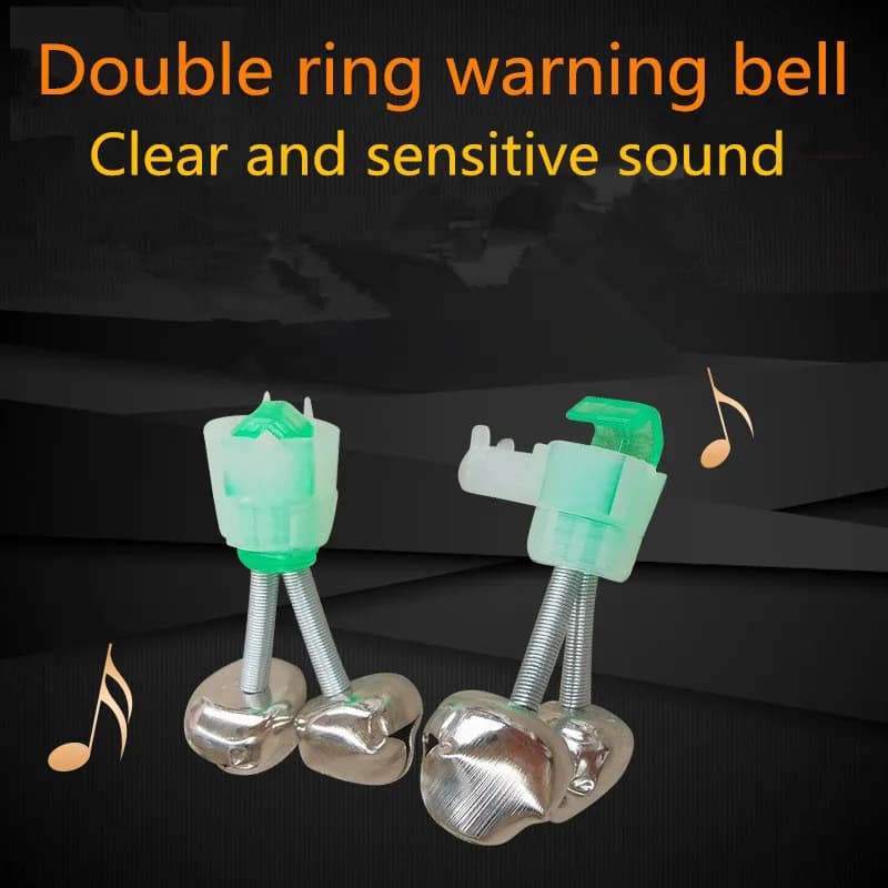 10PCS Outdoor Fishing Clamping Rod Ring Alarm Fishing Gear Fish Accessories Wild Fishing Sea Fishing Alarm