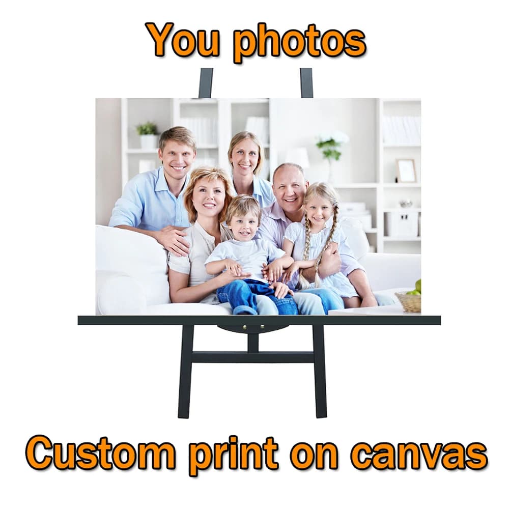 US Shipping No Tax Waterproof Painting Spray Pringting Custom Print Paintings Wall Art Poster For Living Room Home Decor