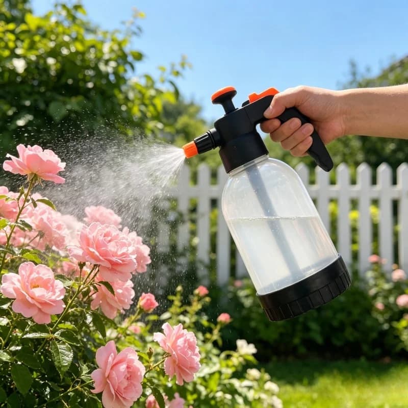 1.2L Car Wash Spray Bottle Wash Can Hand-held Car Wash Watering Car Home Gardening Air Pressure Sprayer Cleaning Tools