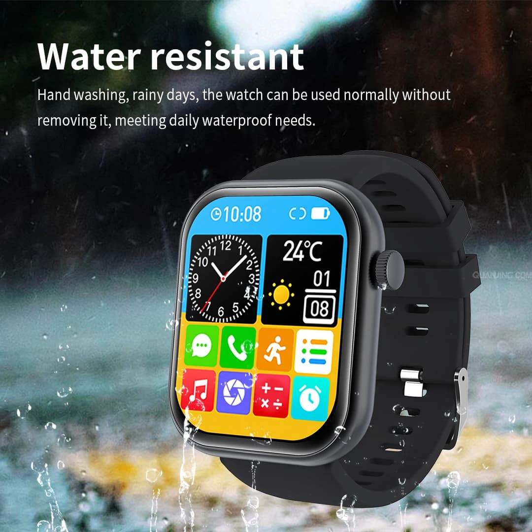 Smart Watch for Men Women Heart Rate Blood Pressure Monitor Outdoor Sport Watch with Calorie Steps Counter Cycling Watch