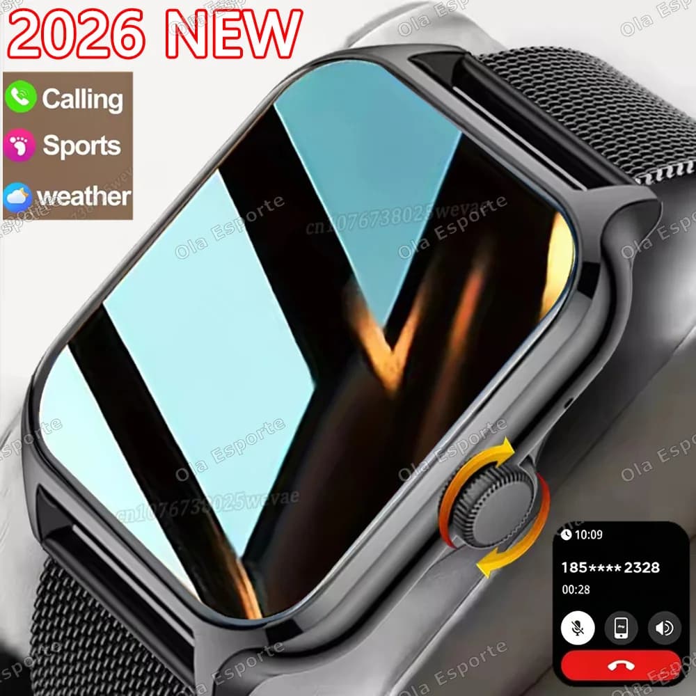 New Smart Watch Bluetooth Call Camera Control Multiple Sports Modes Watches Heart Rate Blood Oxygen Sleep Monitoring Smartwatch