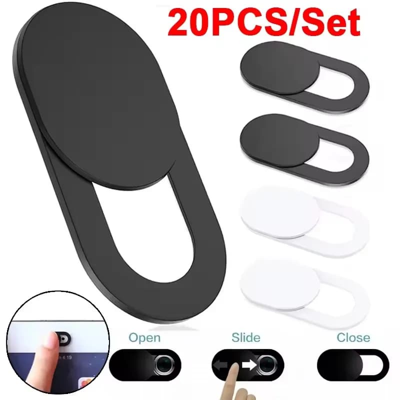 Plastic Camera Cover Shutter Magnet Slider Webcam Cover for IPad Tablet Web Laptop Pc Camera Mobile Phone Lenses Privacy Sticker