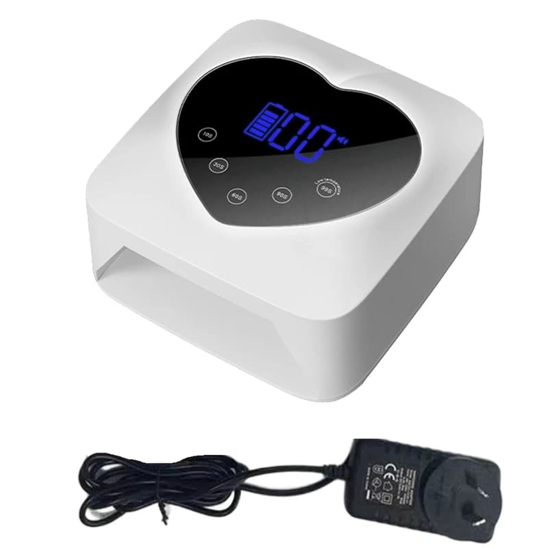Nail Art Lamp Automatic Sensor LCD Display UV LED Nail Phototherapy Machine Lamp AU Plug