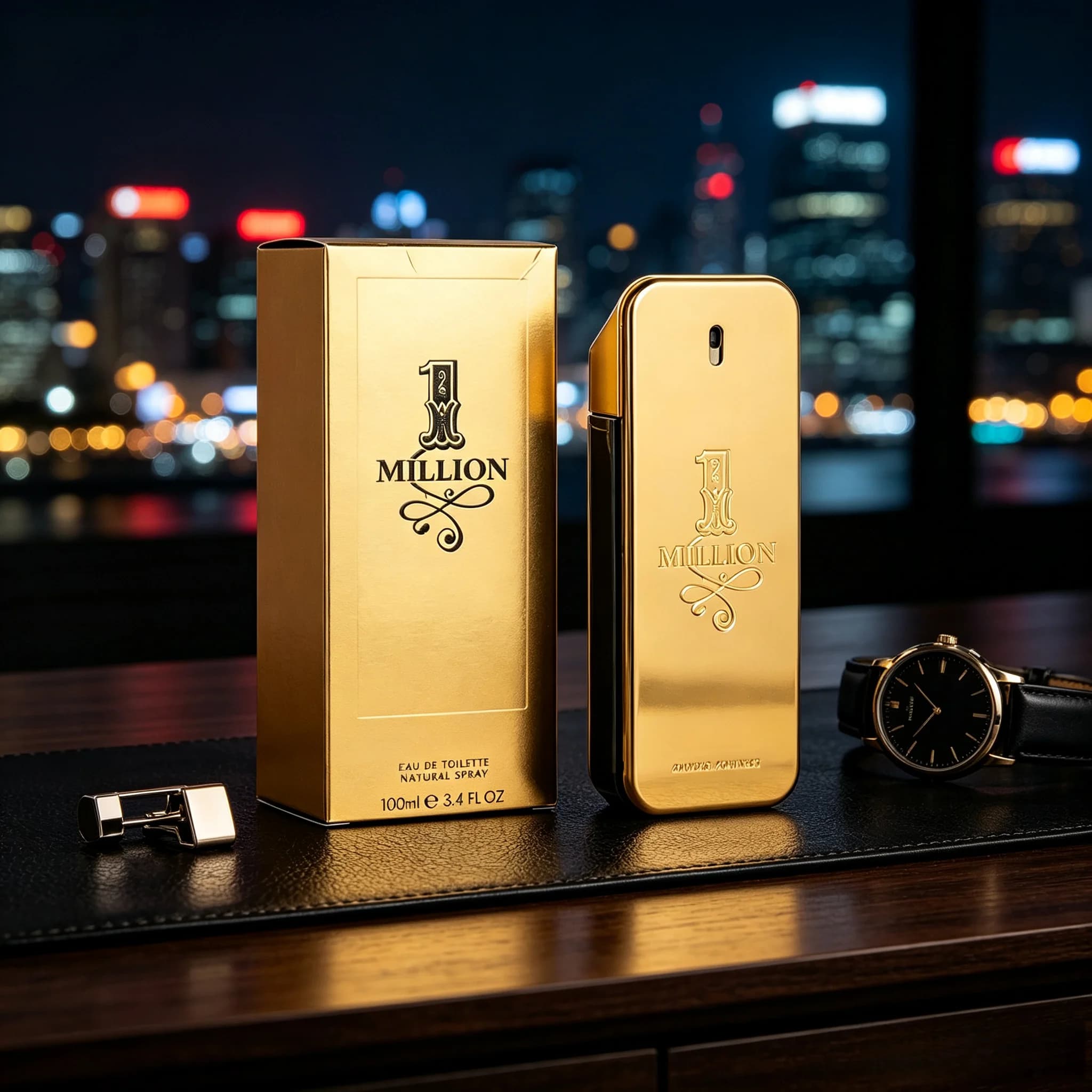 1 Million Paco Rabane Perfume-Long Lasting Designer Fragrance for Men with Mandarin, Cinnamon & Amber - Luxury Men's Perfume Spray