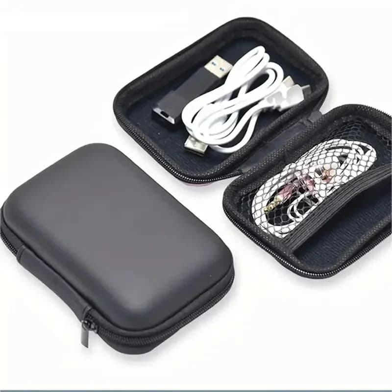 Sundries Travel Storage Bag Charging Case for Earphone Package Zipper Bag Portable Travel Cable Organizer Electronics Storage