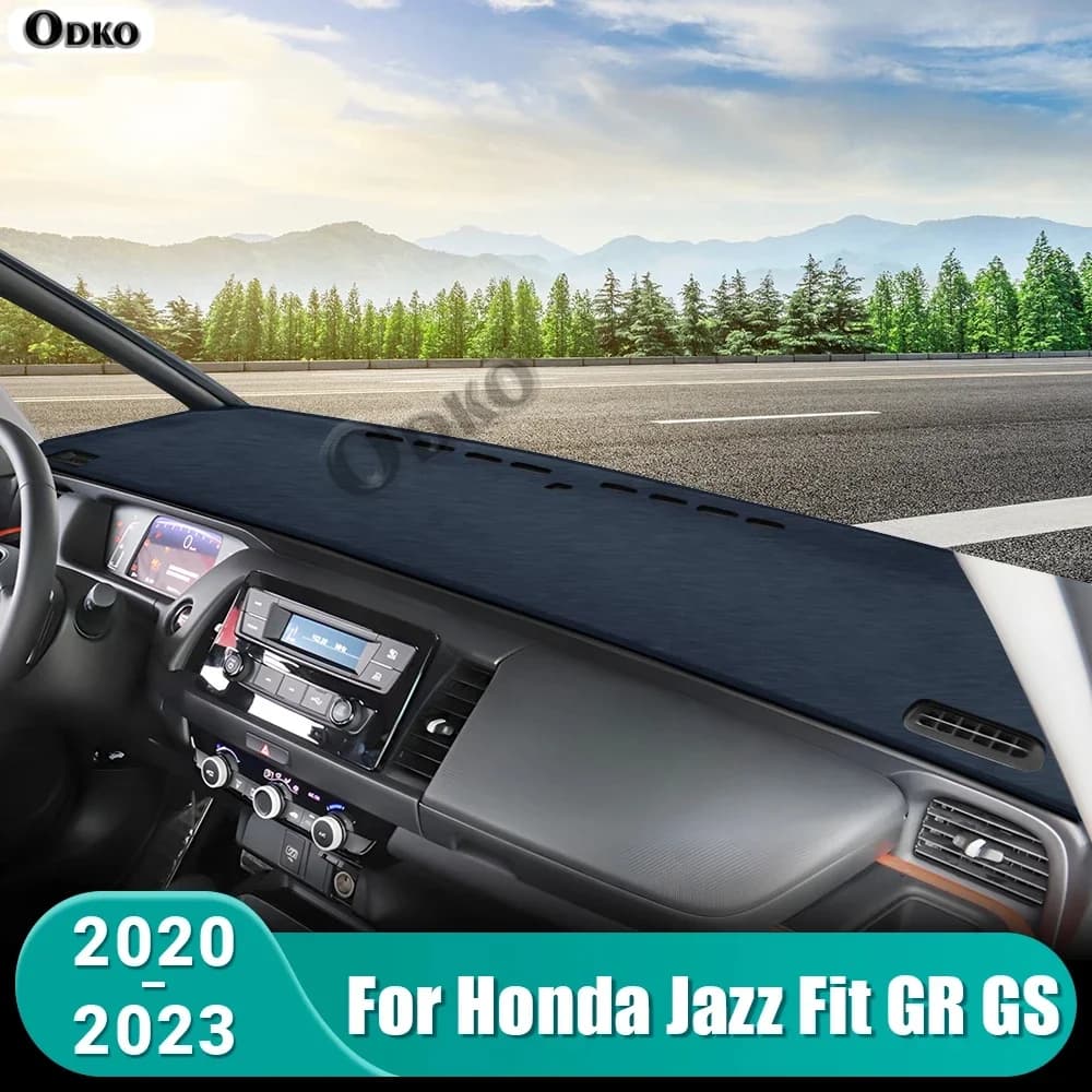 For Honda Fit Jazz MK4 GR GS 2020 2021 2022 2023 2024 Car Dashboard Cover Instrument Desk Sun Shade Mat Non-slip Pad Accessories