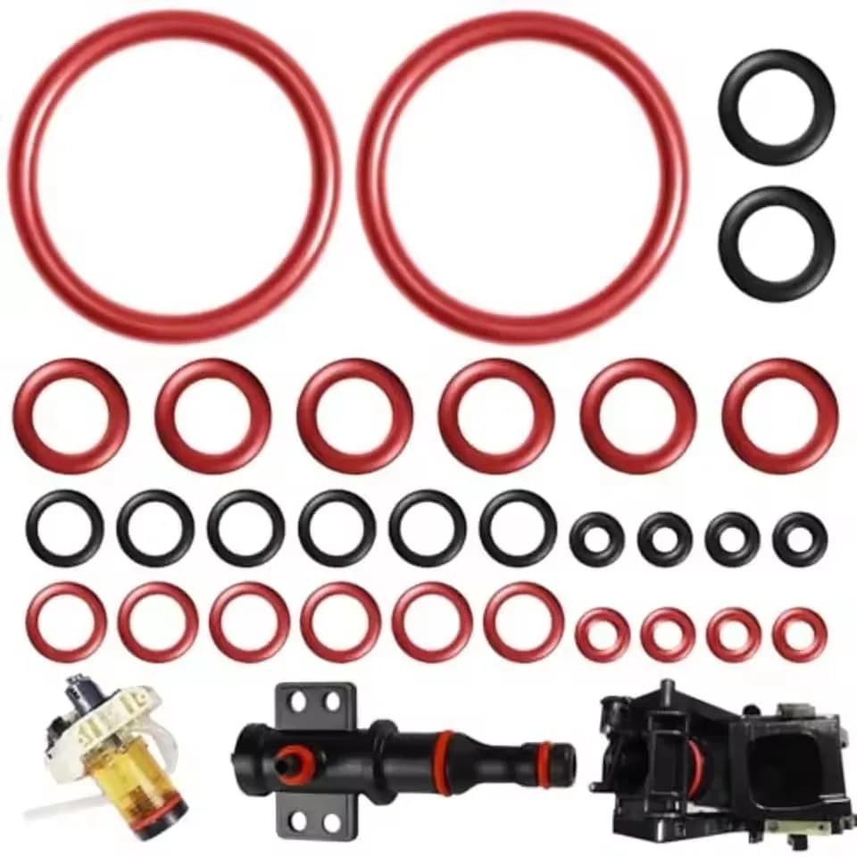 40PCS Sealing O-ring Maintenance Kit Coffee O-Rings For Support Valve Steam Valve Outlet Valve Compatible With SAECO